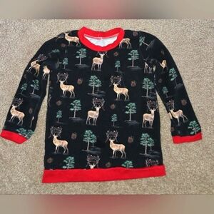 Ashley Elizabeth designs handcrafted size 2/3 toddler top. Preowned. Black/red.